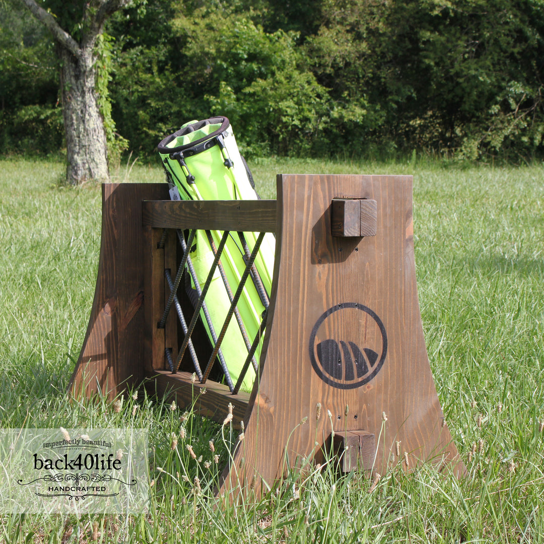 Timber Series Reception Bag Stand