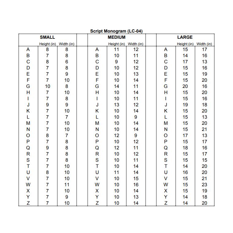 Precision Cut Script Wood Letter (LC-04)