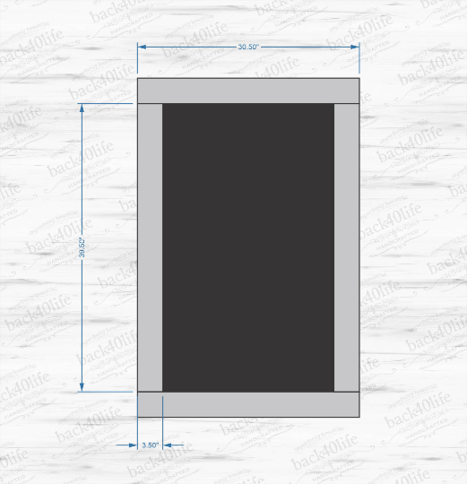 Chalkboard Wedding or Reception Welcome Sign (W-040b)