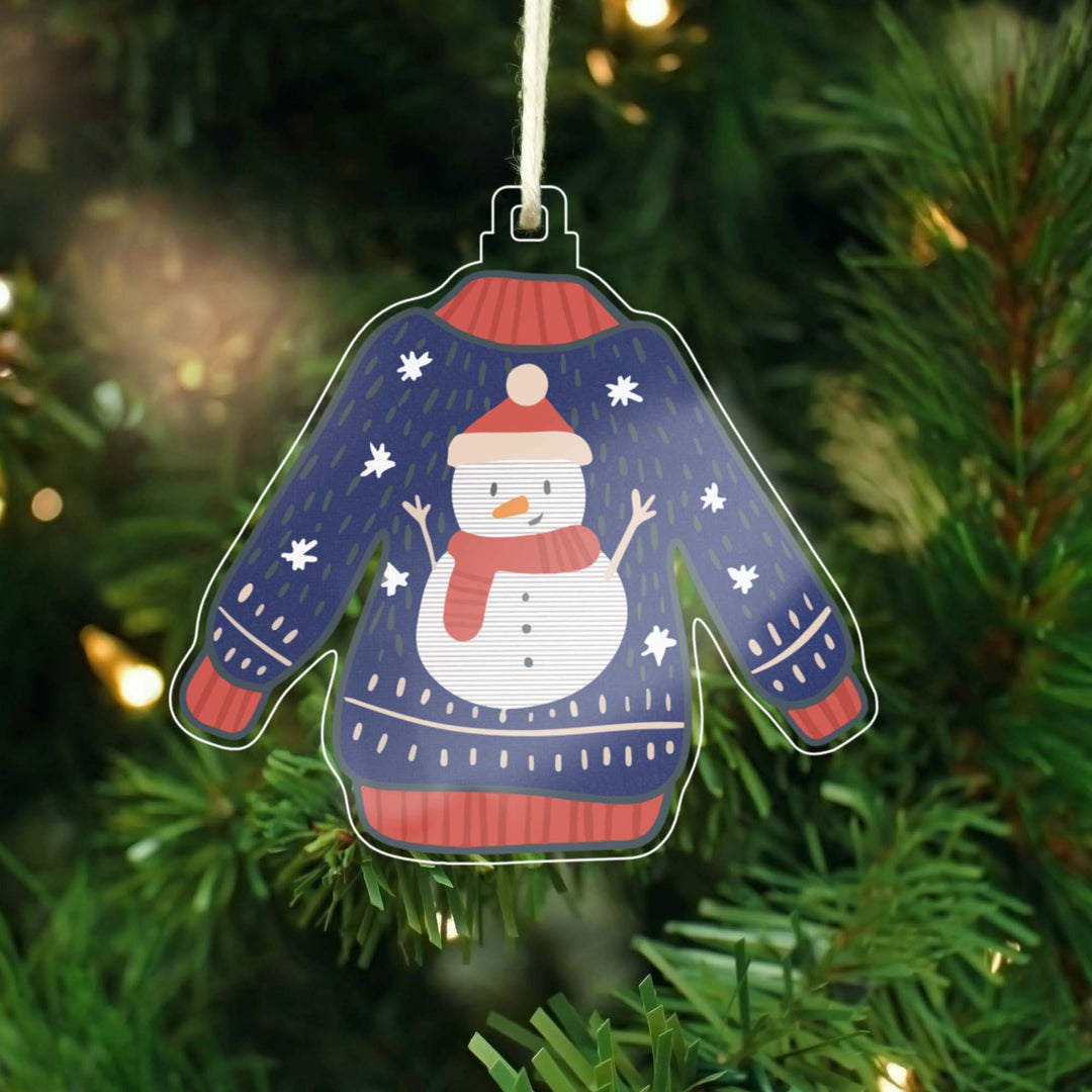 Christmas Sweater | Acrylic Christmas Ornament AO-017
