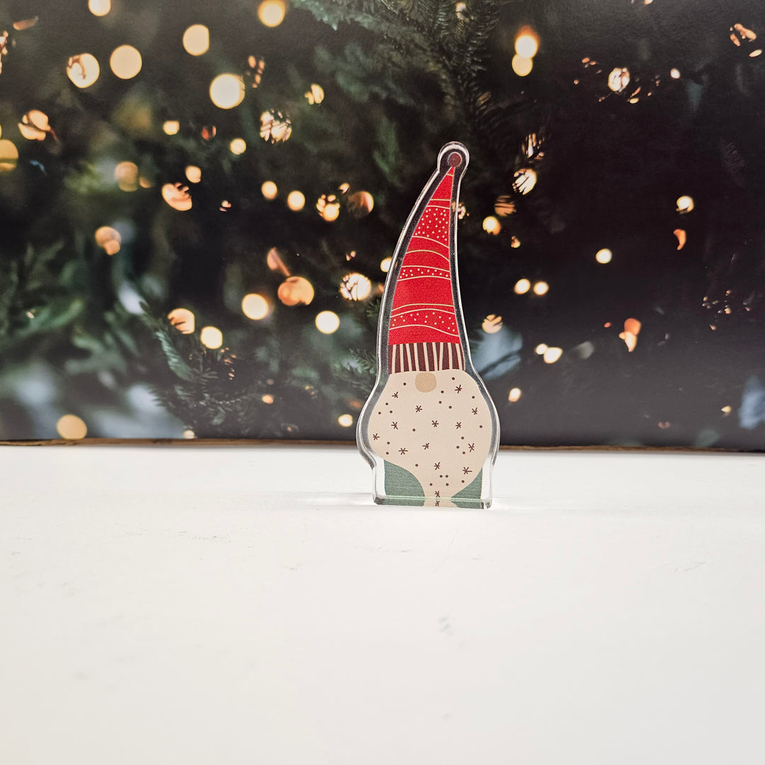 Christmas Gnomes | Acrylic Christmas Shelf Sitter AC-005