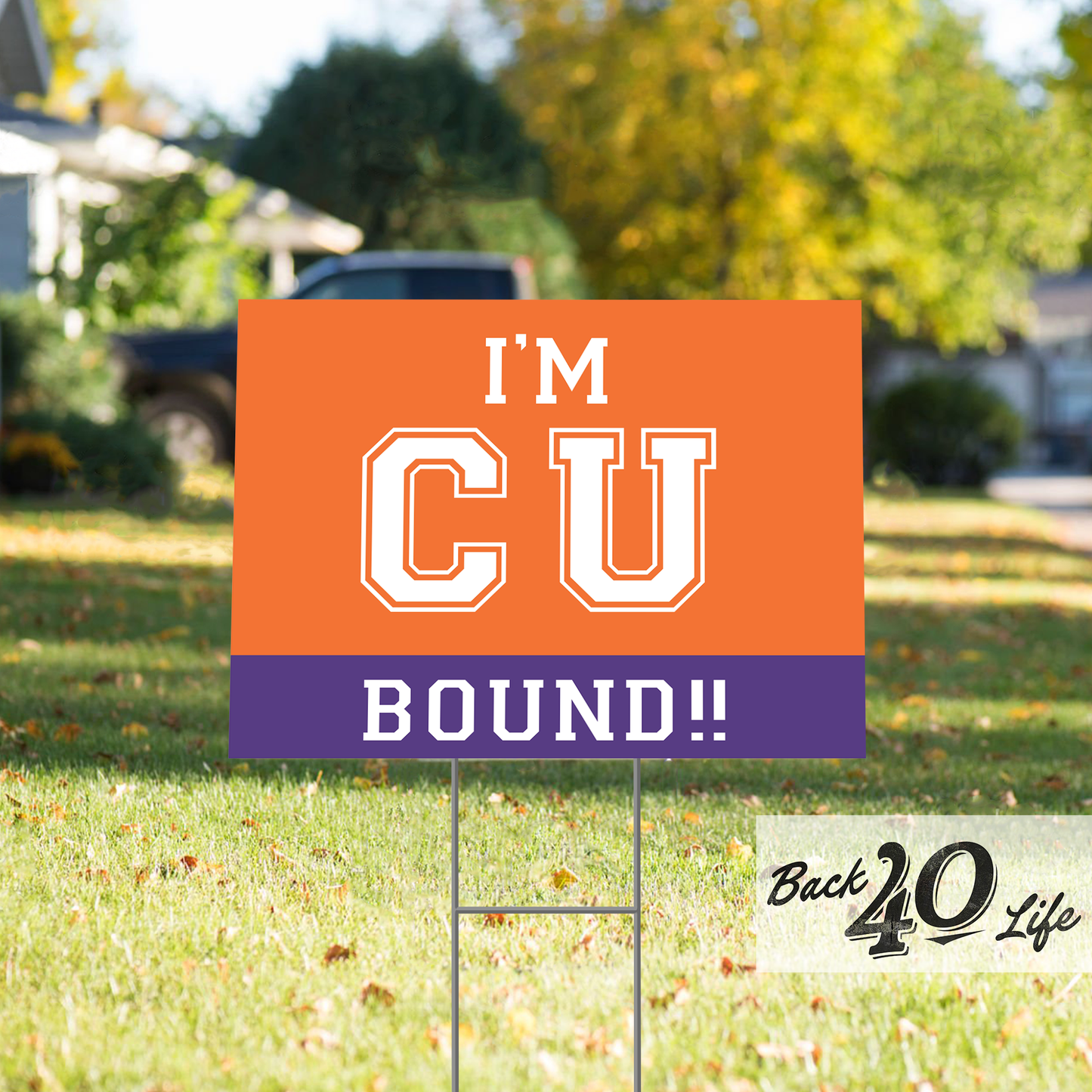 Graduation Announcement Coroplast Yard Sign (S-111a) - Back40Life