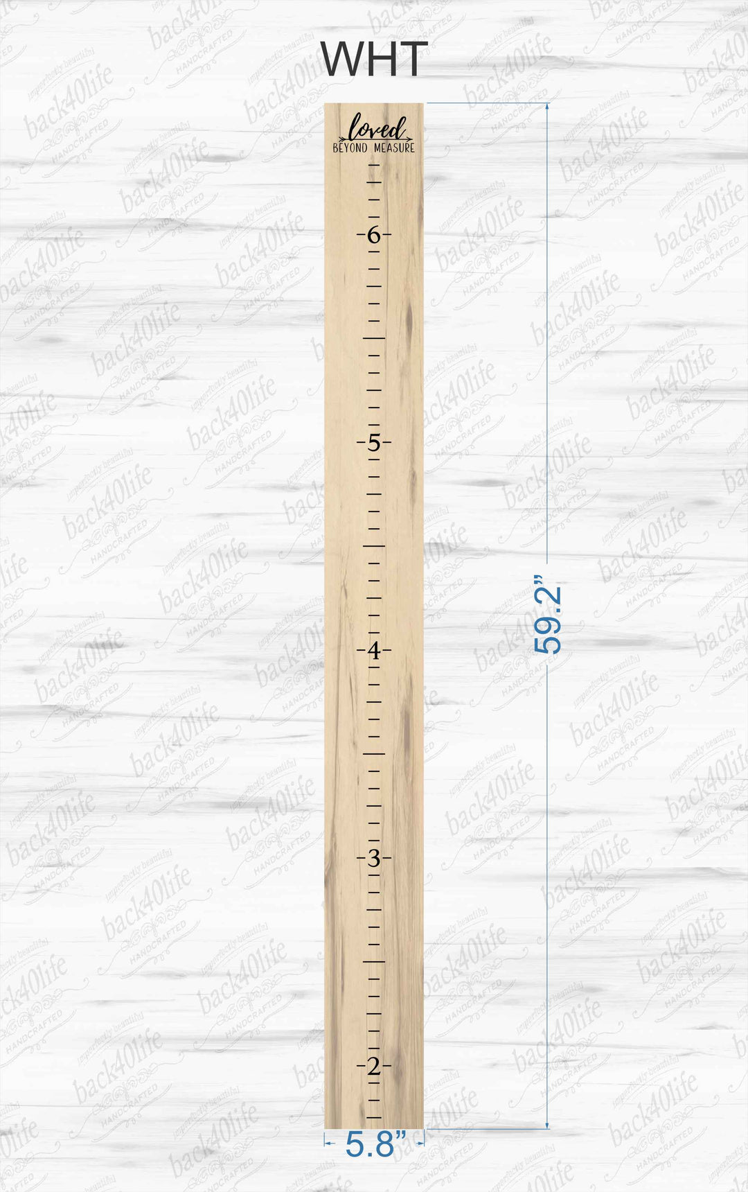 Heigjt Ruler Wall Ruler For Kids Height Back40Life Wooden Kids Growth Chart Ruler ...