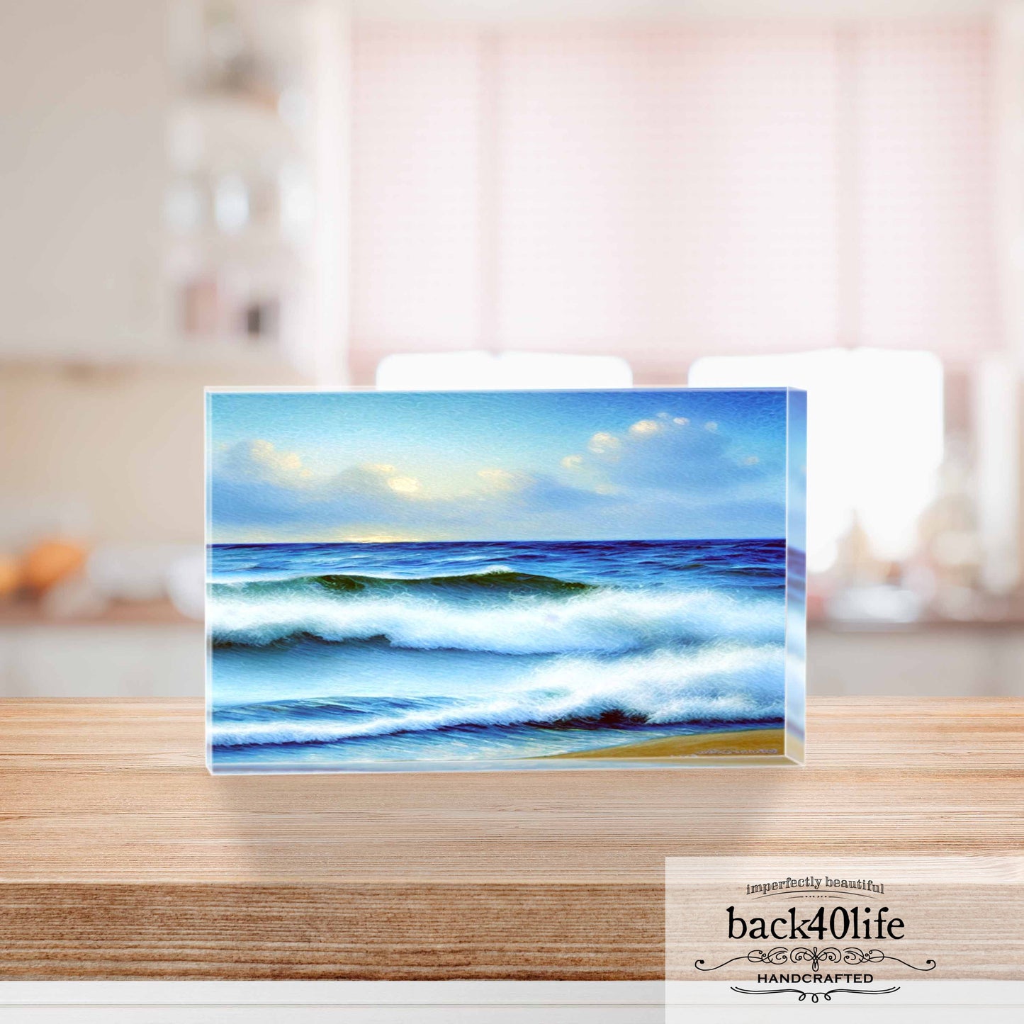 Custom Photo Acrylic Block | Acrylic Picture Frame | PC-009 - Back40Life