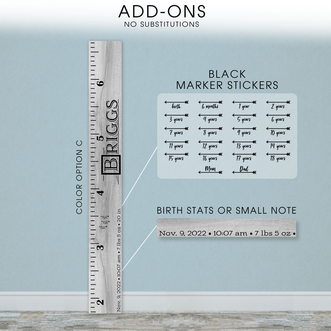 Personalized Wooden Kids Growth Chart - Height Ruler for Boys Girls Si – Back40Life personalized-wooden-kids-growth-chart-height-ruler-for-boys-girls-si-back40life