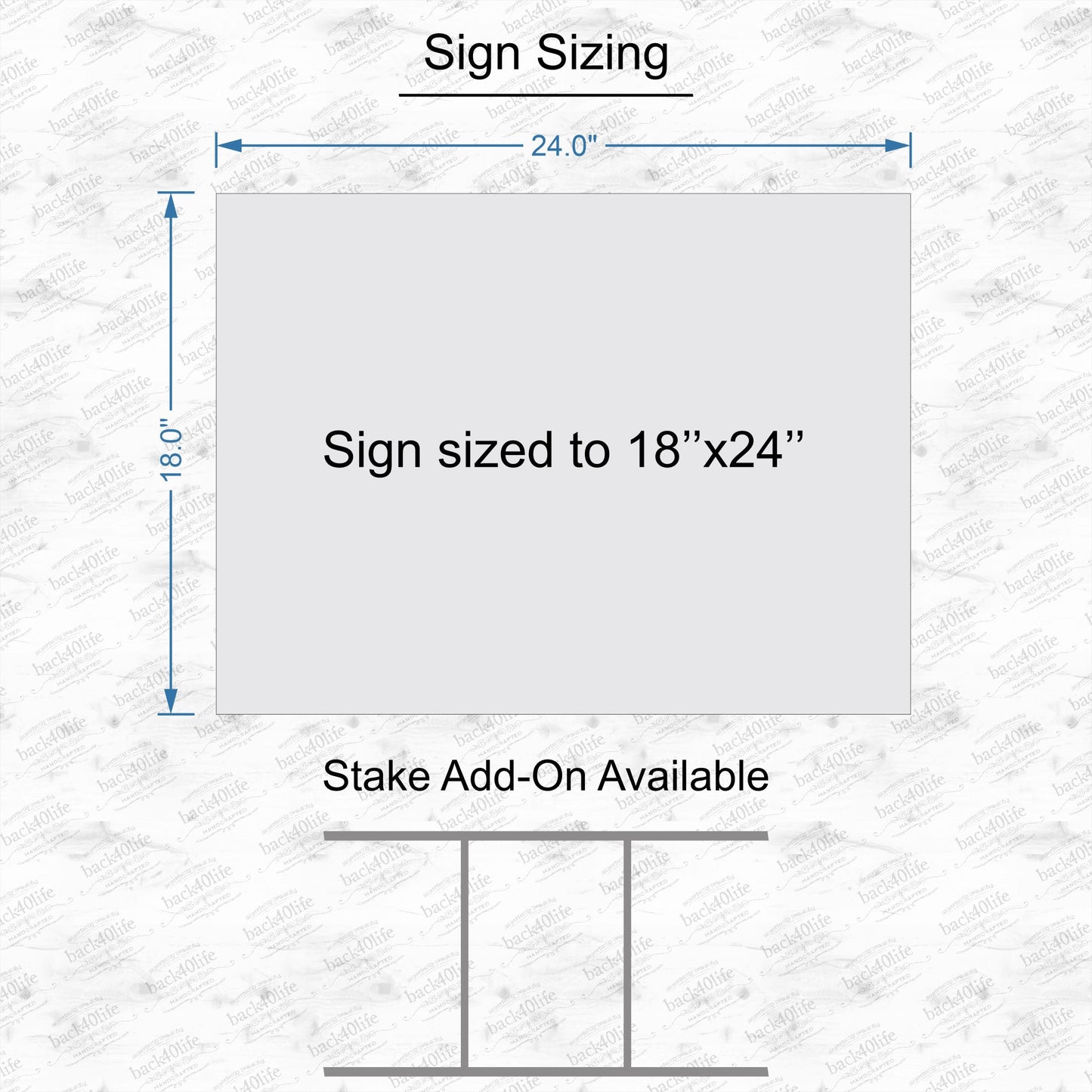 Graduation Announcement Coroplast Yard Sign (S-111e) - Back40Life