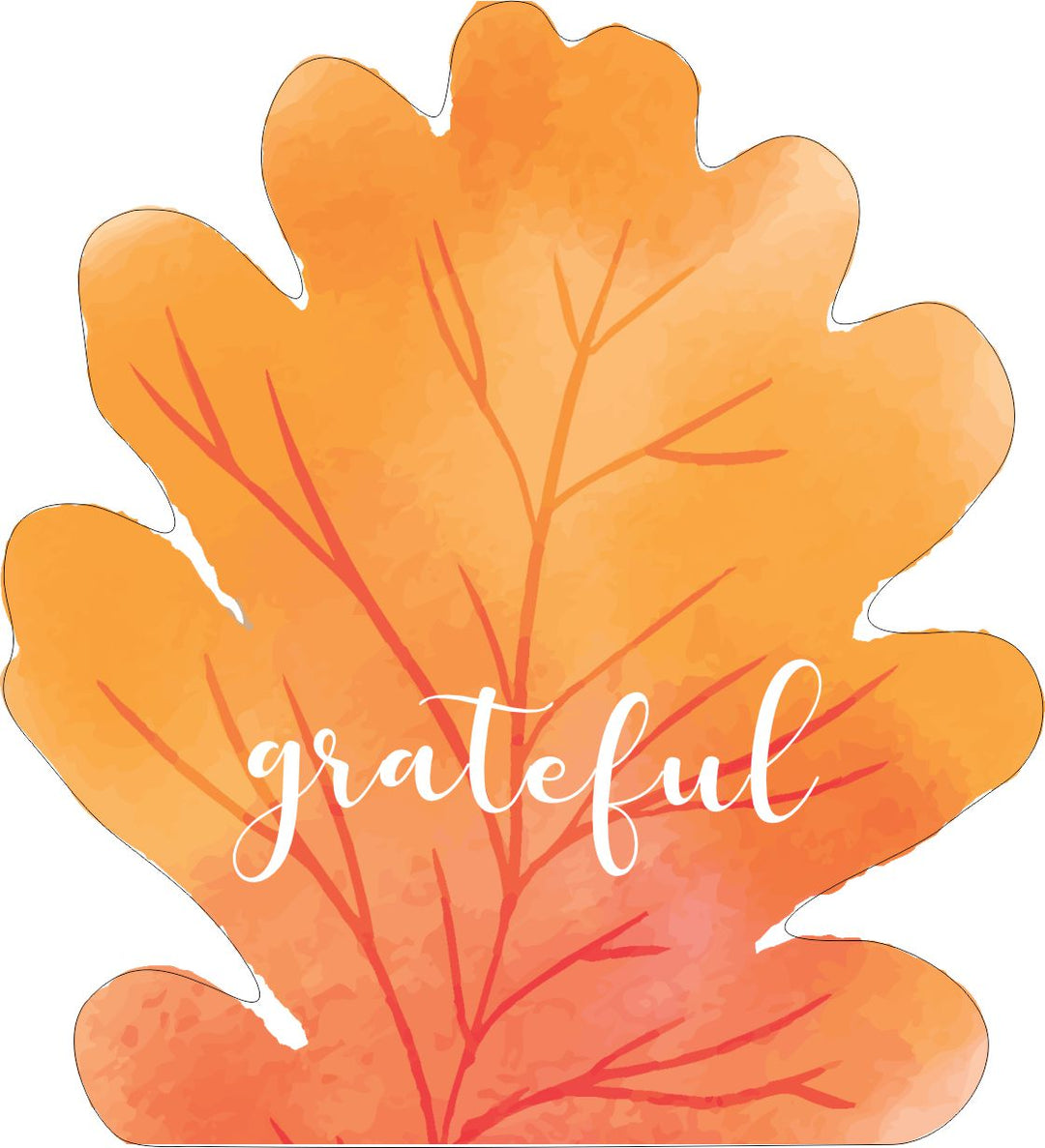 Thanksgiving Acrylic Shelf Sitter - Grateful Leaf