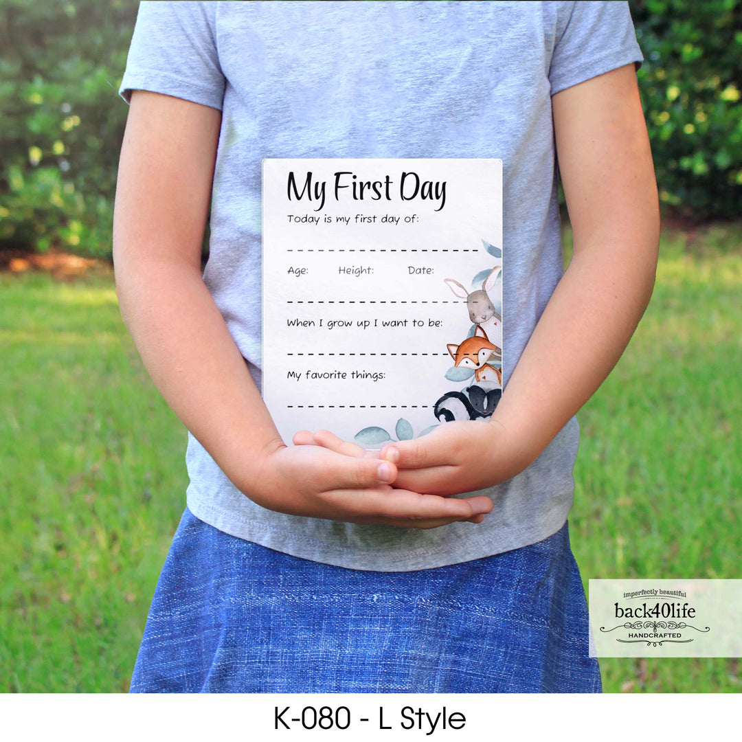 First Last Day of School Acrylic Photo Prop Sign - K-090l