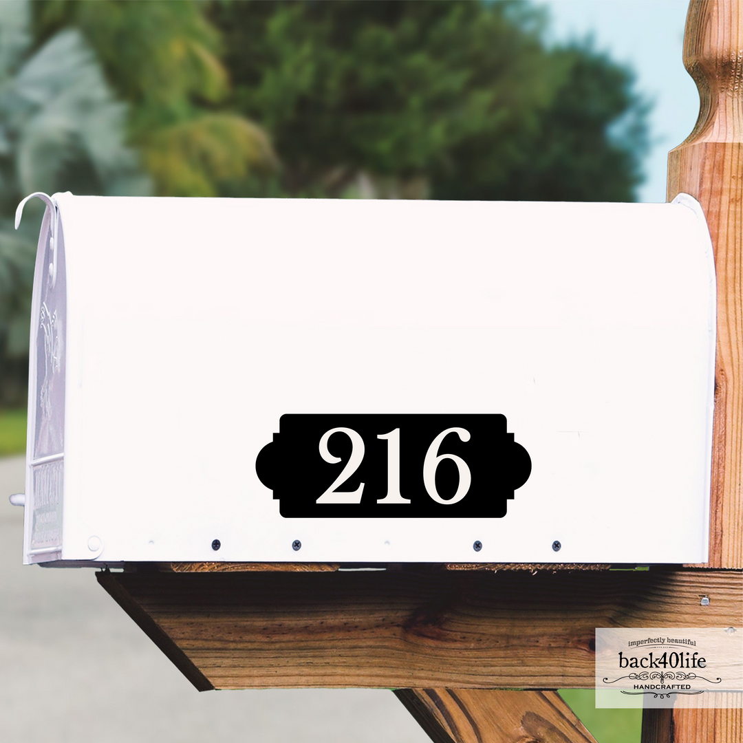 Mailbox Decal for Parkside Owner's Association - Standard 2-Sided (black)