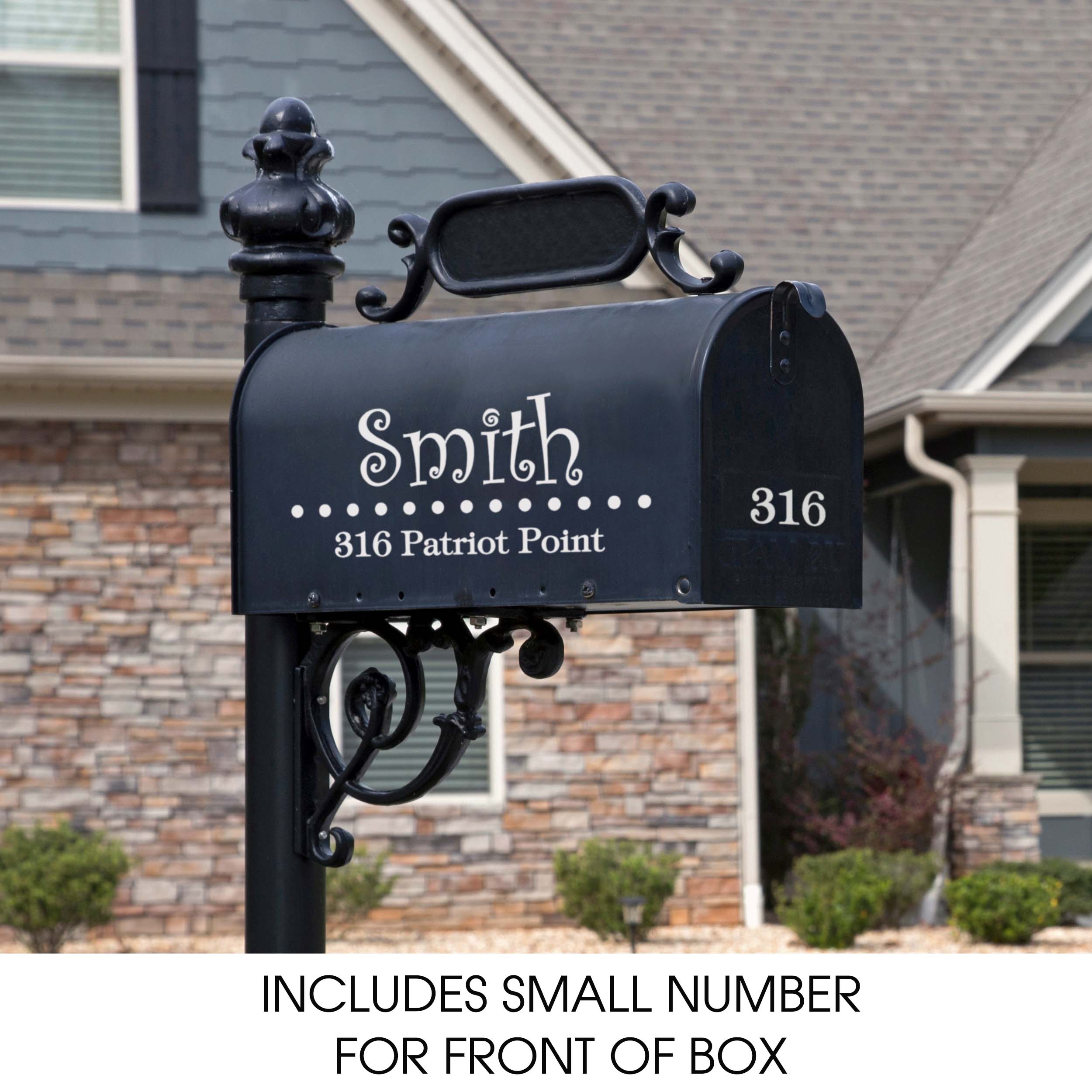 Mailbox decal deals