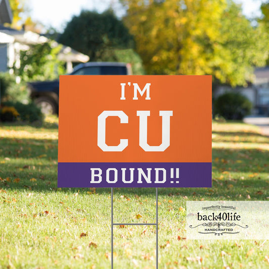 Graduation Announcement Coroplast Yard Sign (S-111a) - Back40Life