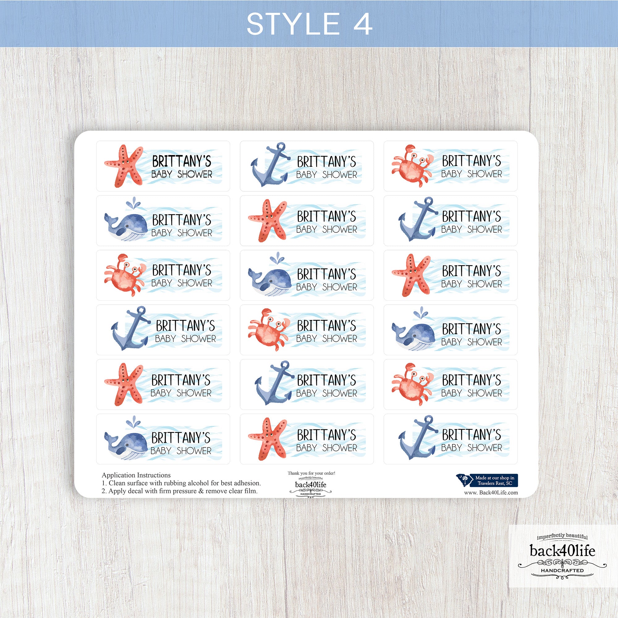 stickers-back40life for Free Printable Nautical Name Tags Stickers – Back40Life for Free Printable Nautical Name Tags