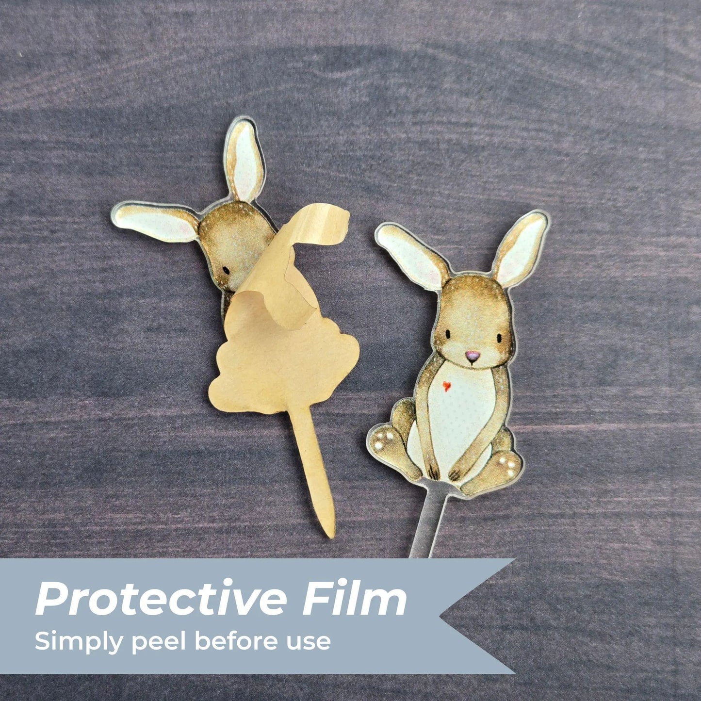 Forest Critters Cupcake Toppers | Painted Acrylic Cutout Shapes - Back40Life (PC-001D-CupcakeSet)