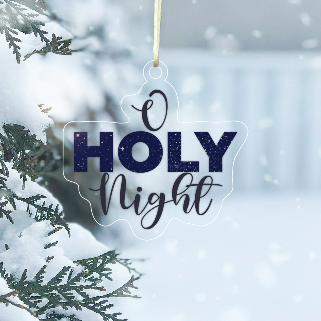O Holy Night | Acrylic Christmas Ornament AO-018