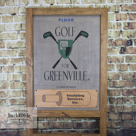 Course Sponsor A-Frame