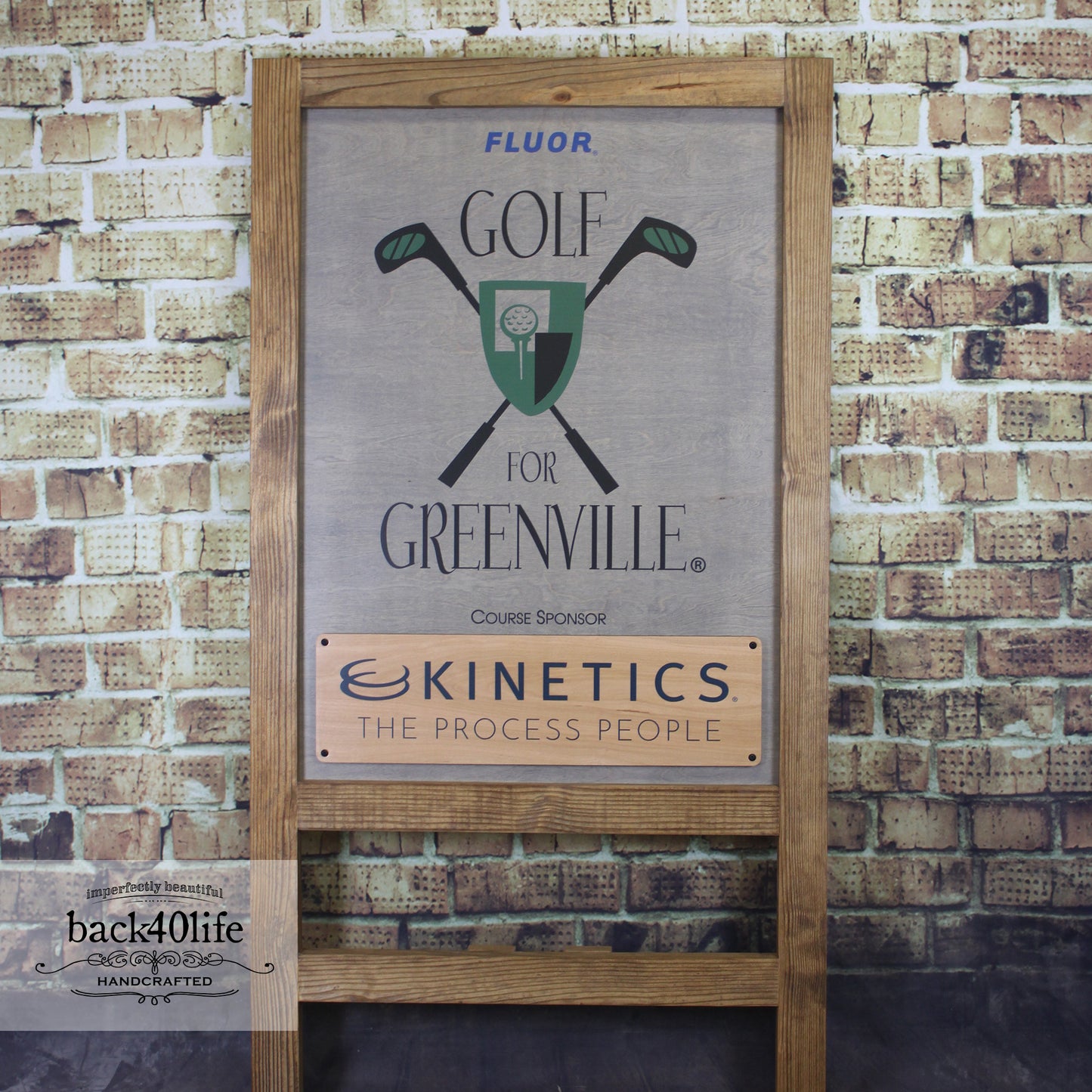 Course Sponsor A-Frame