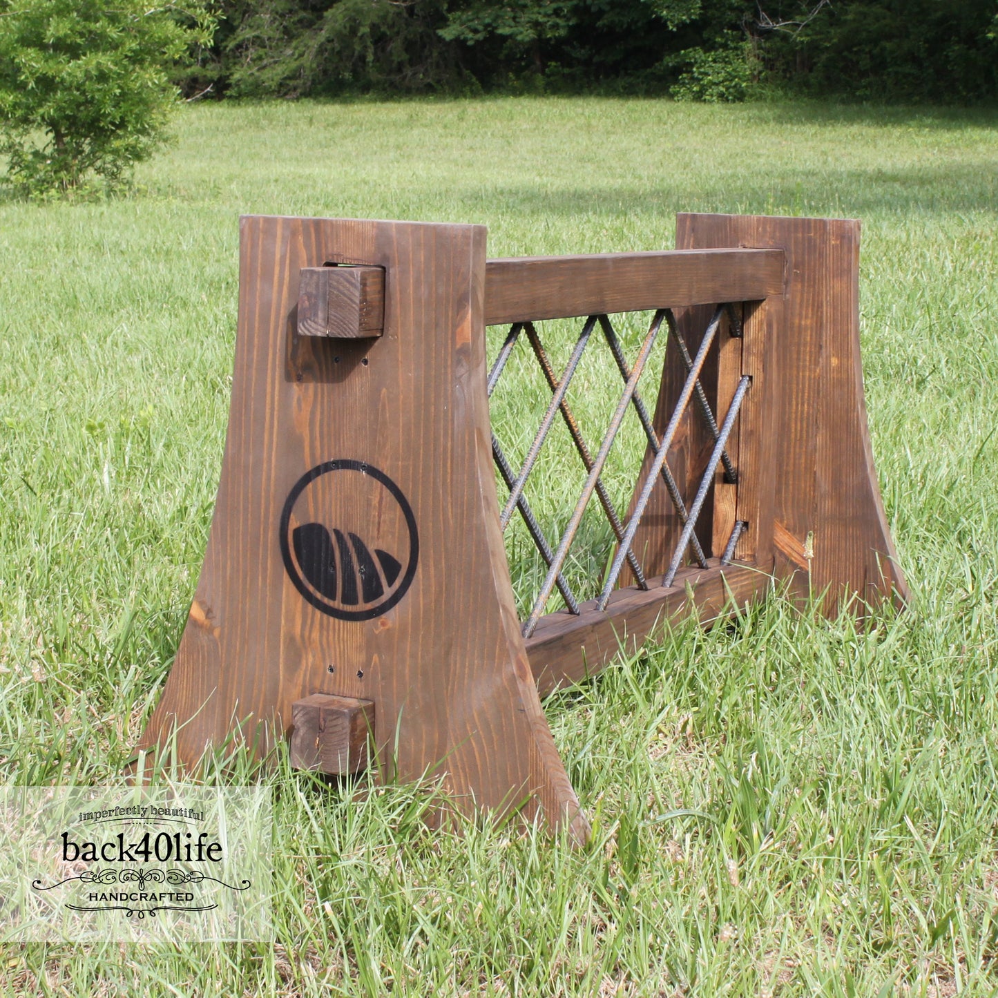 Timber Series Reception Bag Stand