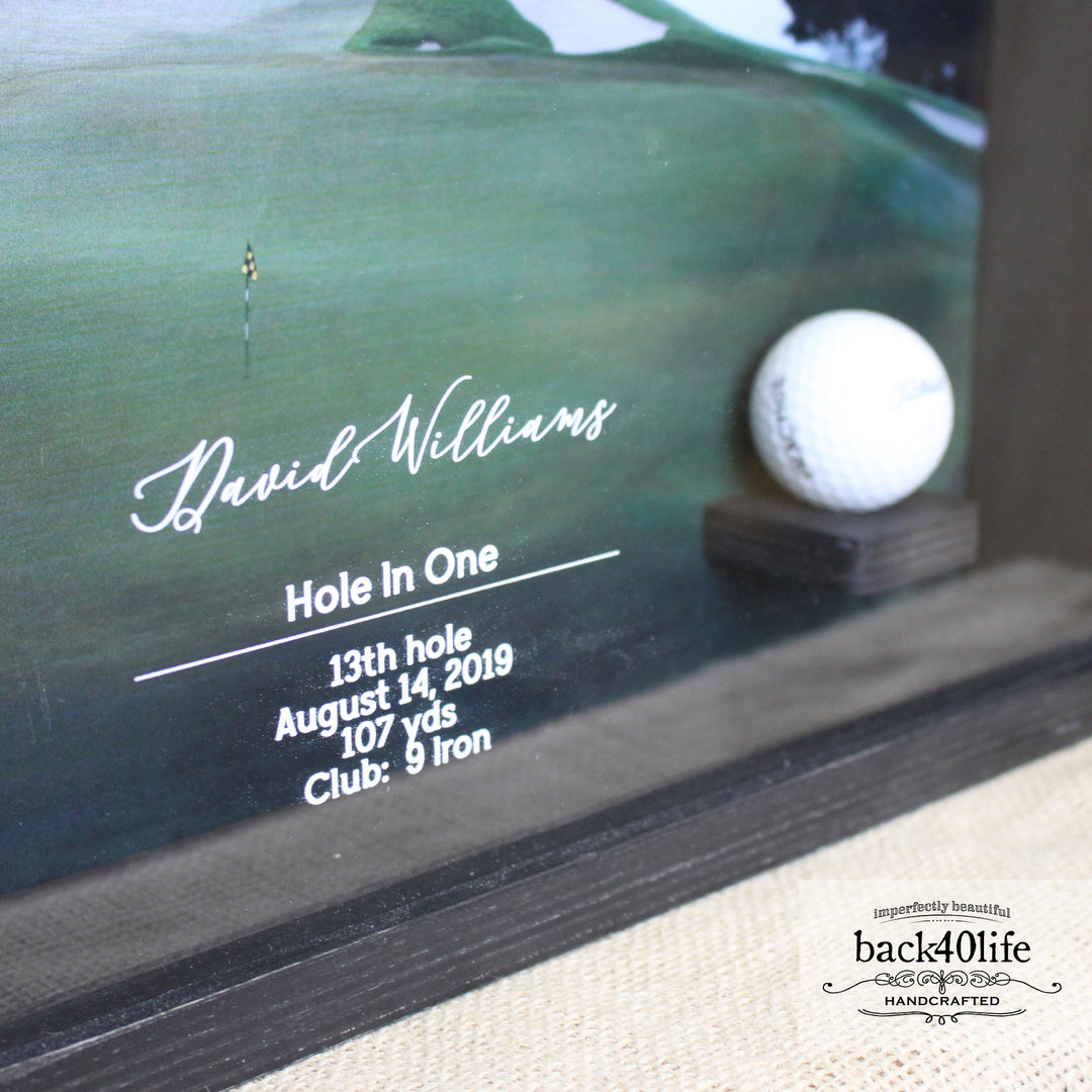 Hole-in-One Shadowbox