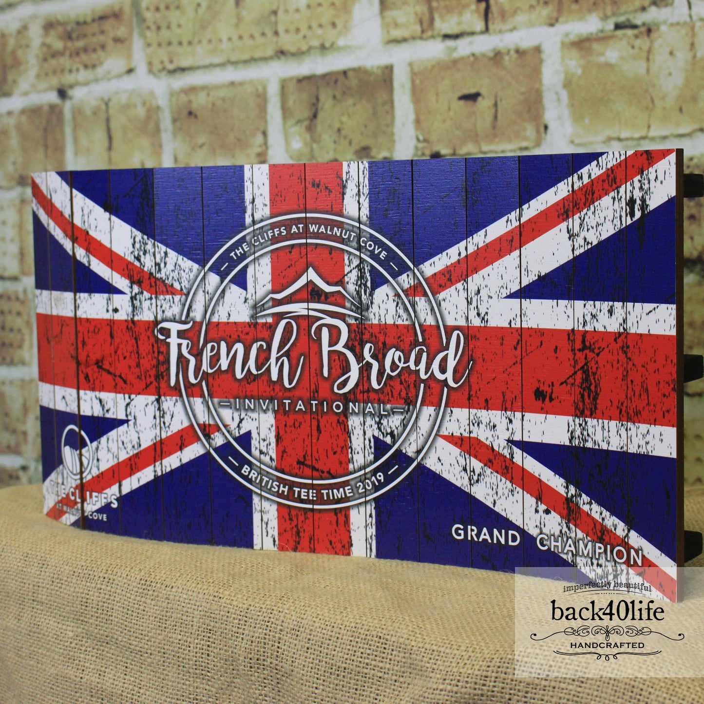 Flowing UK Flag Trophy