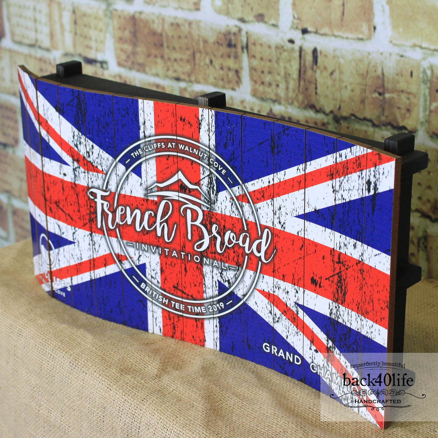 Flowing UK Flag Trophy