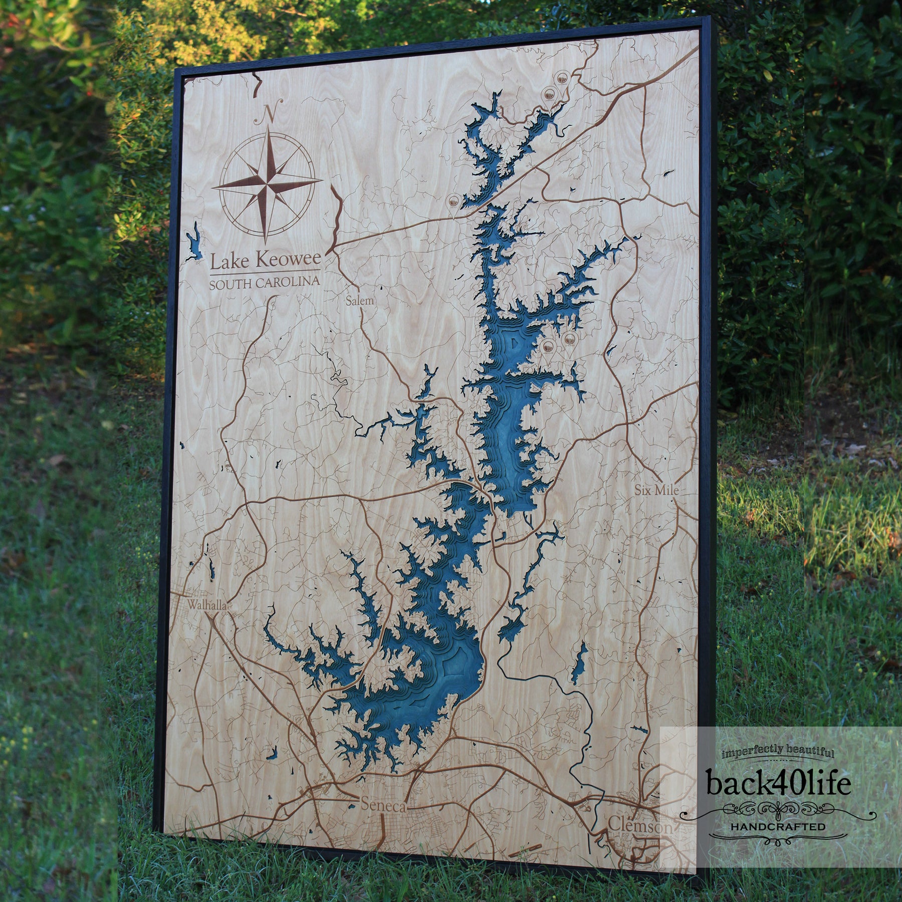 Keywee Map Lake Keowee Map – Back40Life