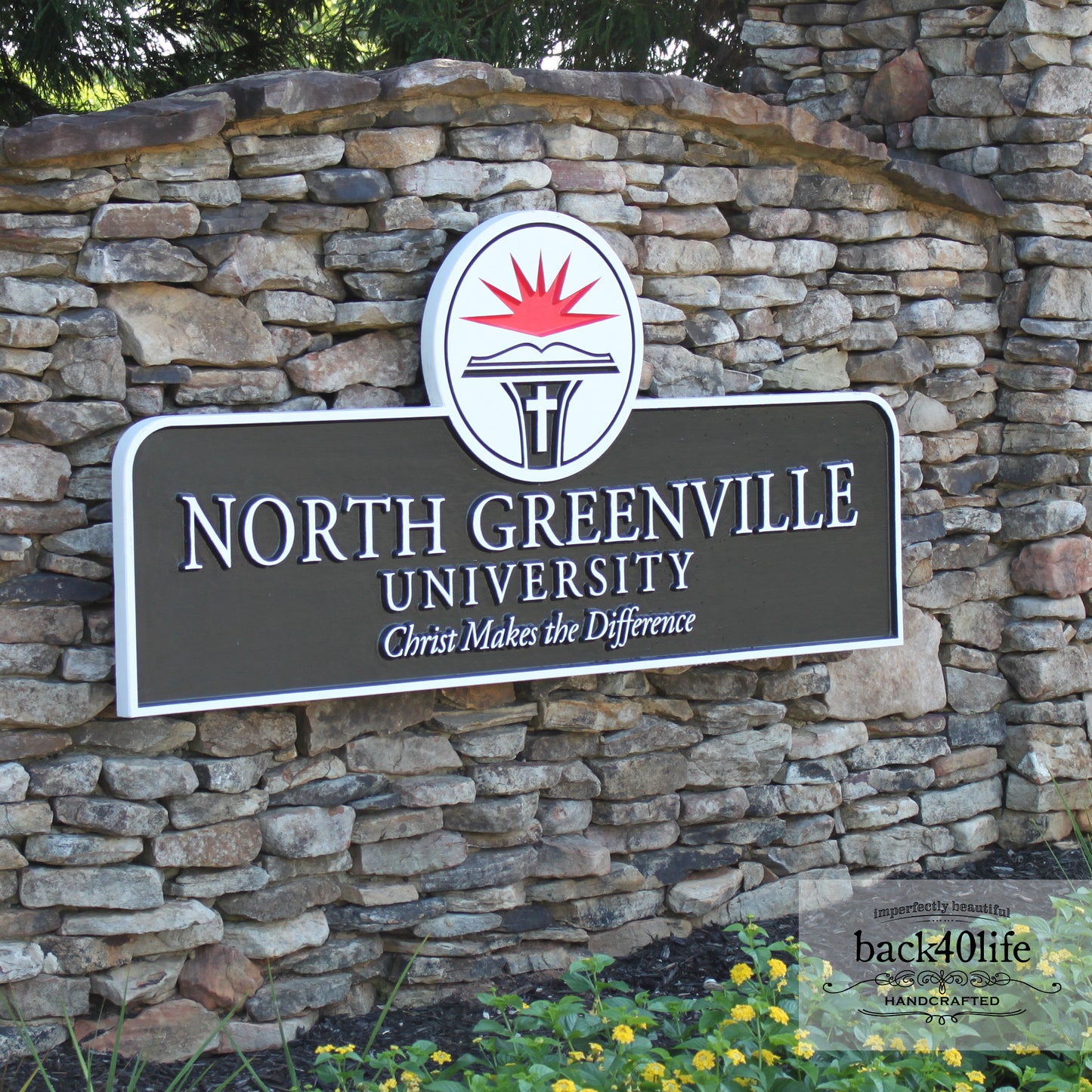 North Greenville University Entrance Sign