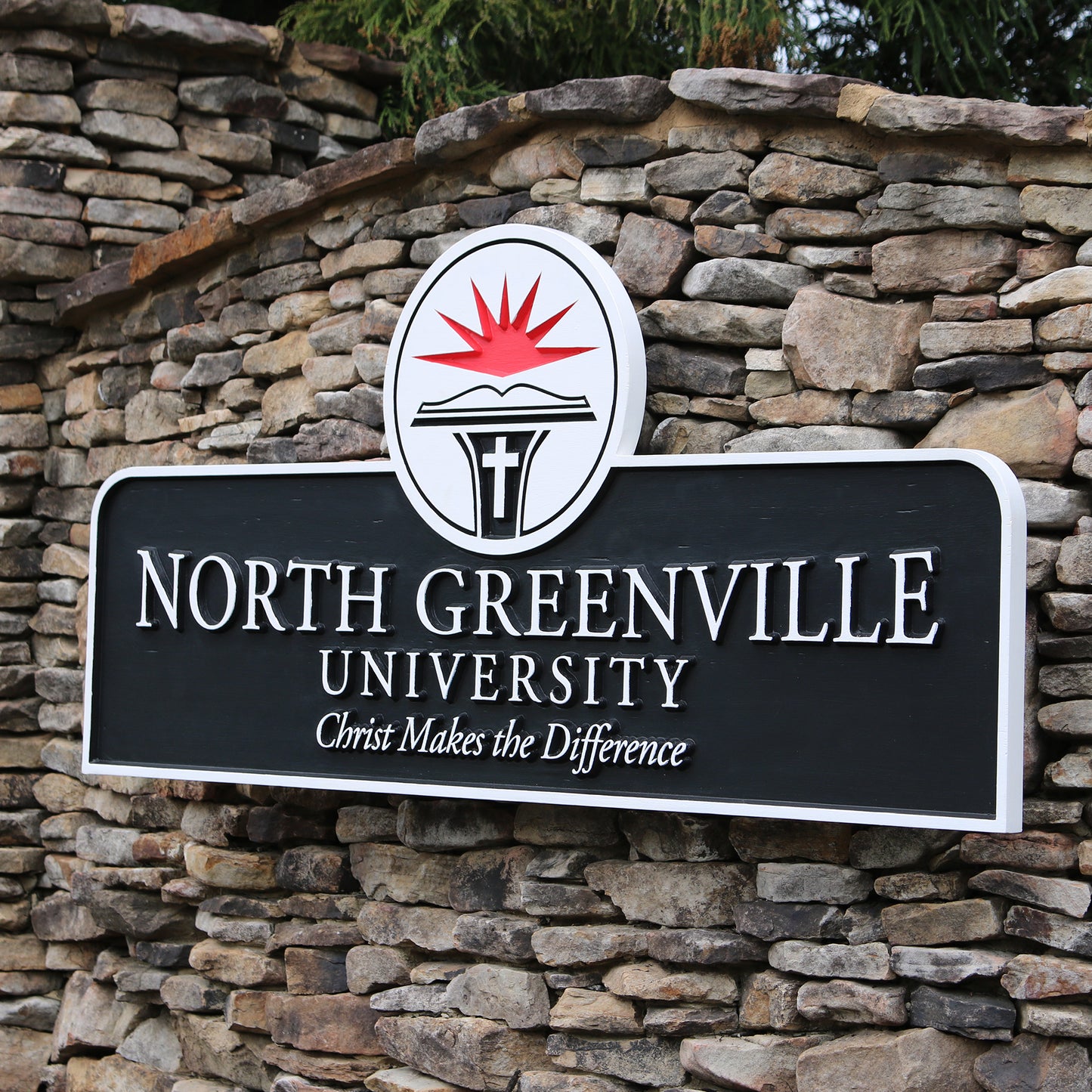 North Greenville University Entrance Sign