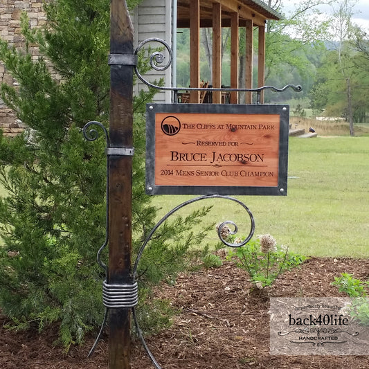 Champion Parking Sign