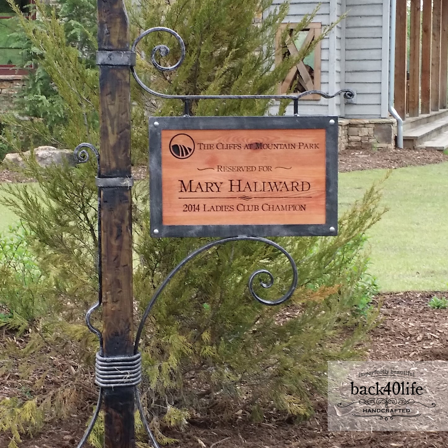 Champion Parking Sign