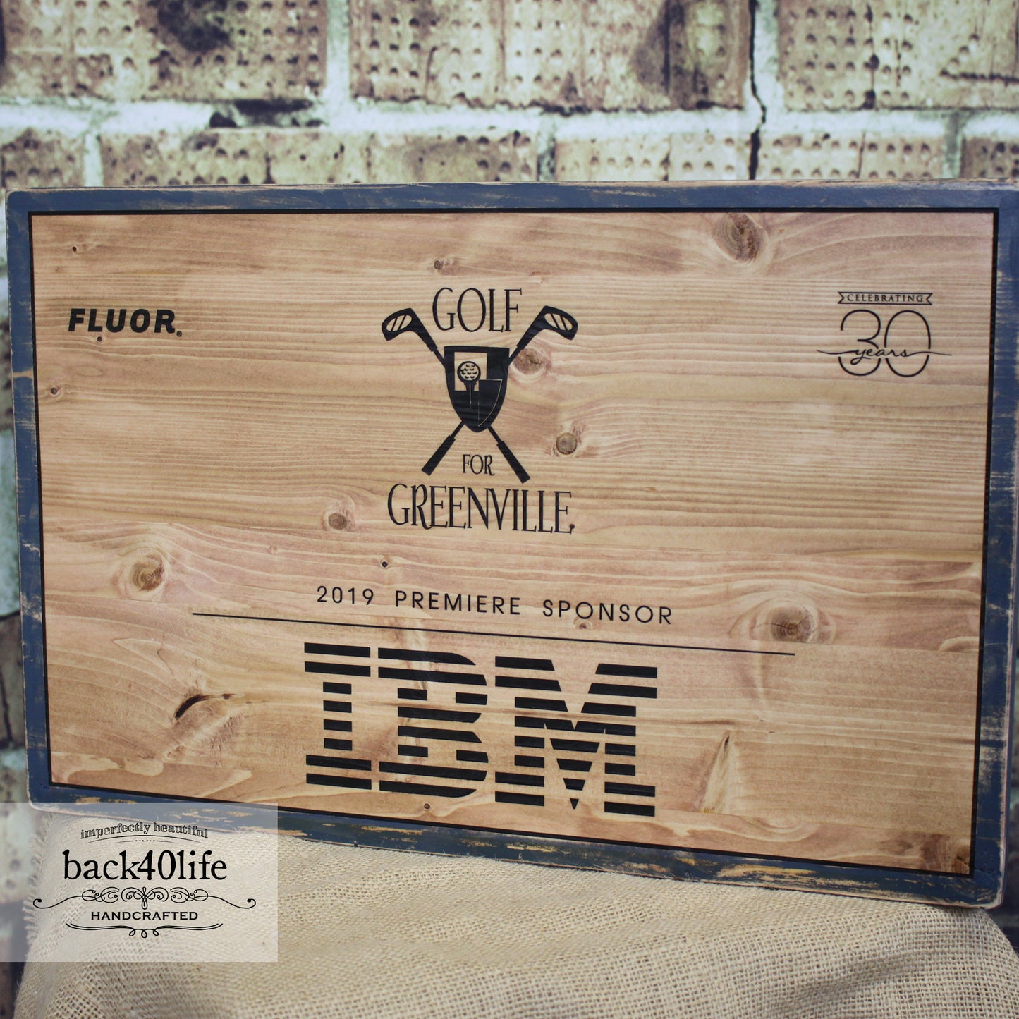 Course Sponsor Plaque