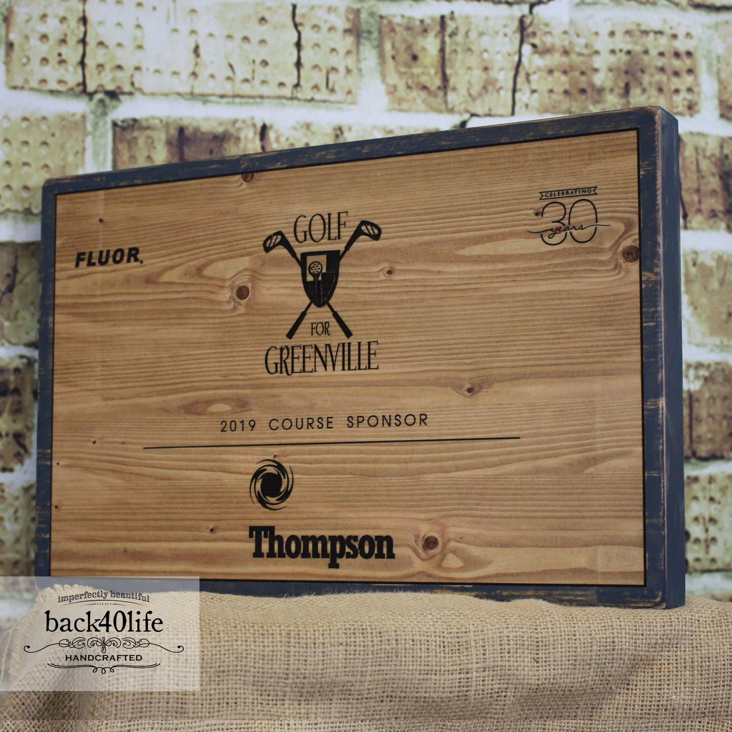 Course Sponsor Plaque