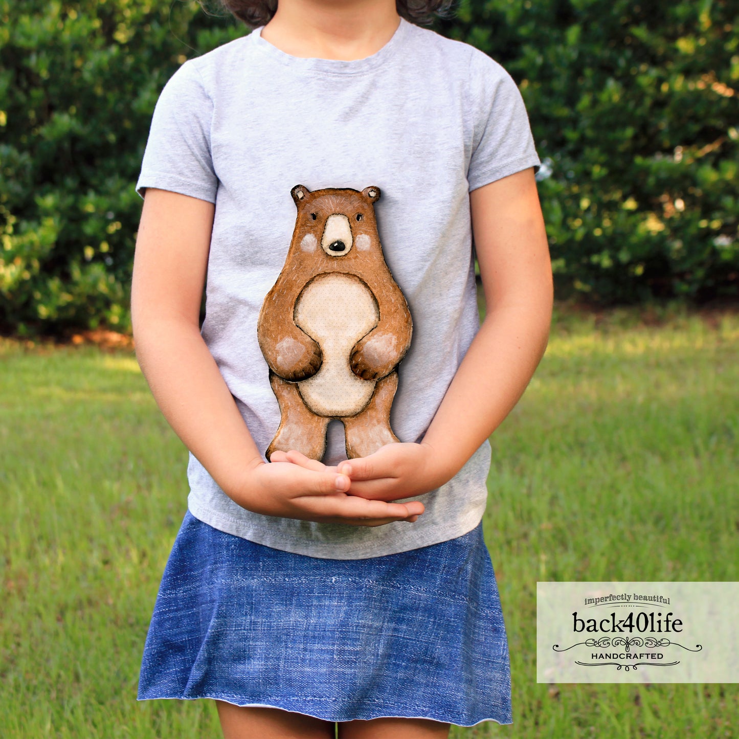 Forest Critter Wooden Cutout Shape - Back40Life (PC-001-Bear)
