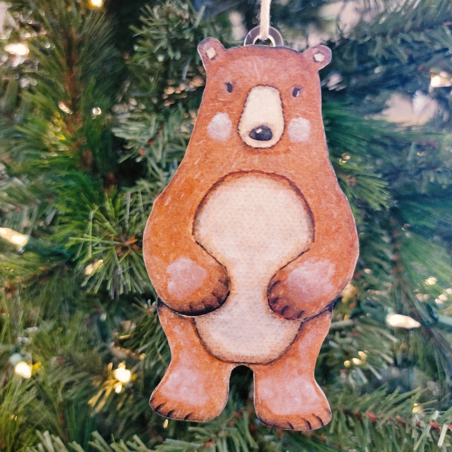 Forest Critter Ornaments | Painted Acrylic Cutout Shapes - Back40Life (PC-001-Orn)