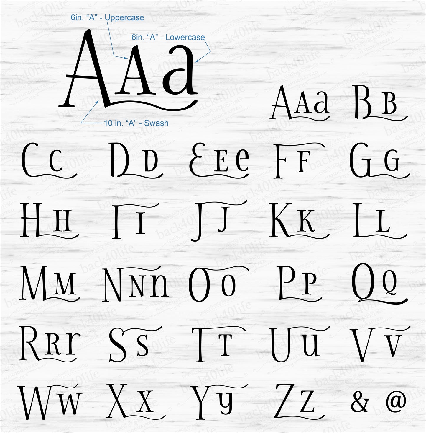 Precision Cut Storyteller Wood Letter (LC-02)