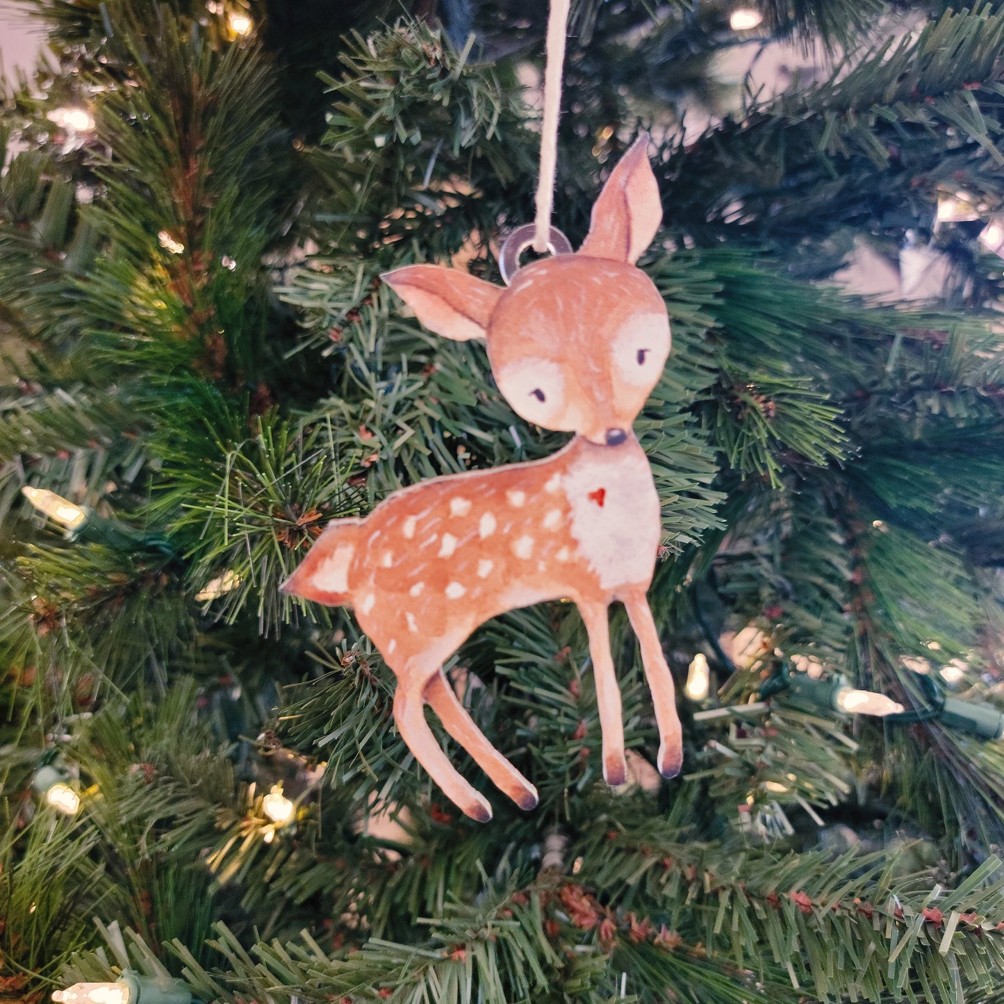 Forest Critter Ornaments | Painted Acrylic Cutout Shapes - Back40Life (PC-001-Orn)