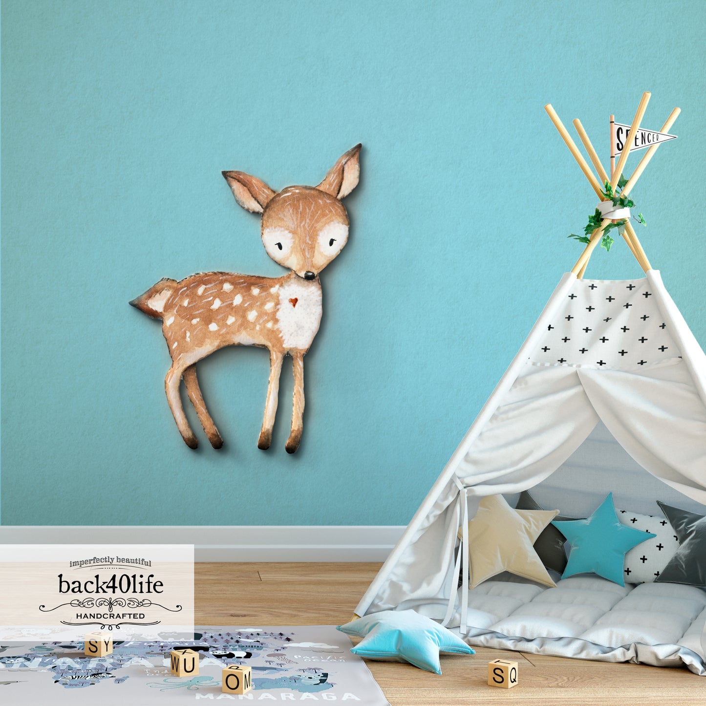 Deer | Forest Critter Wooden Cutout Shape - Back40Life (PC-001-Deer)