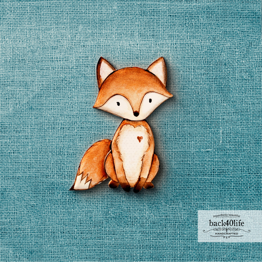 Fox | Forest Critter Wooden Cutout Shape - Back40Life (PC-001-Fox)