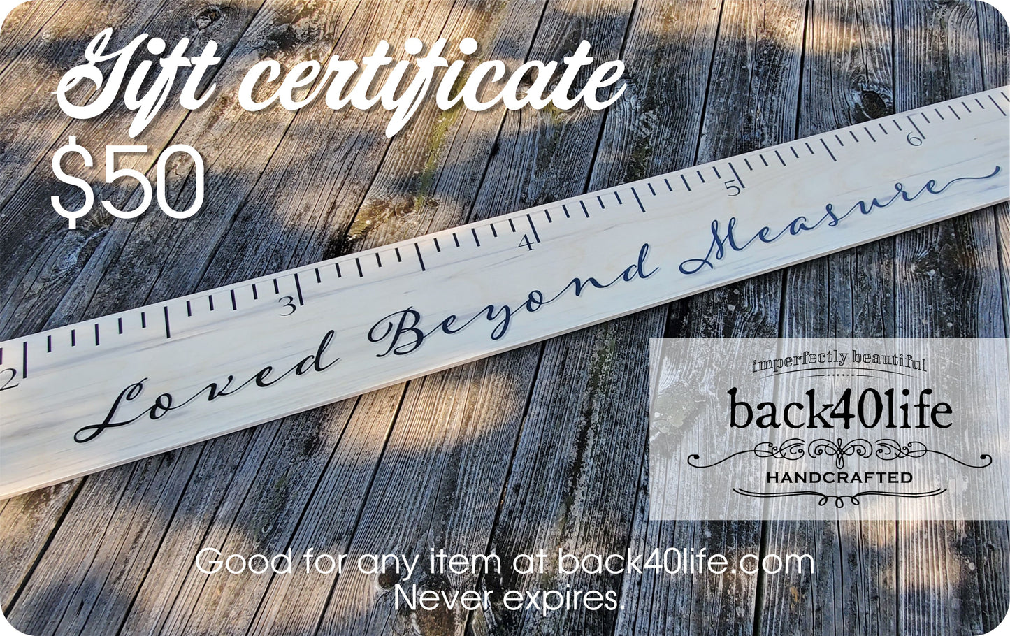 Back40Life Gift Card