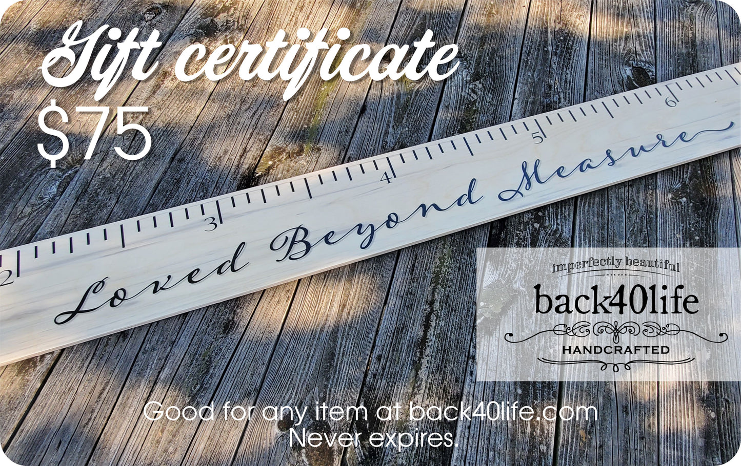 Back40Life Gift Card