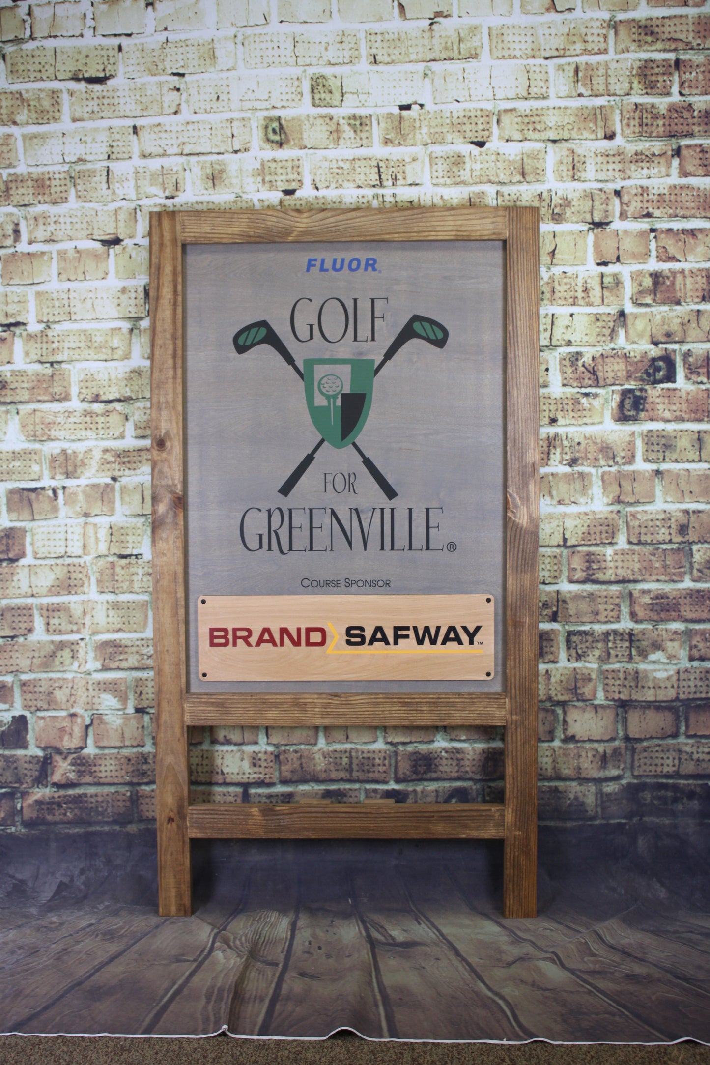 Course Sponsor A-Frame