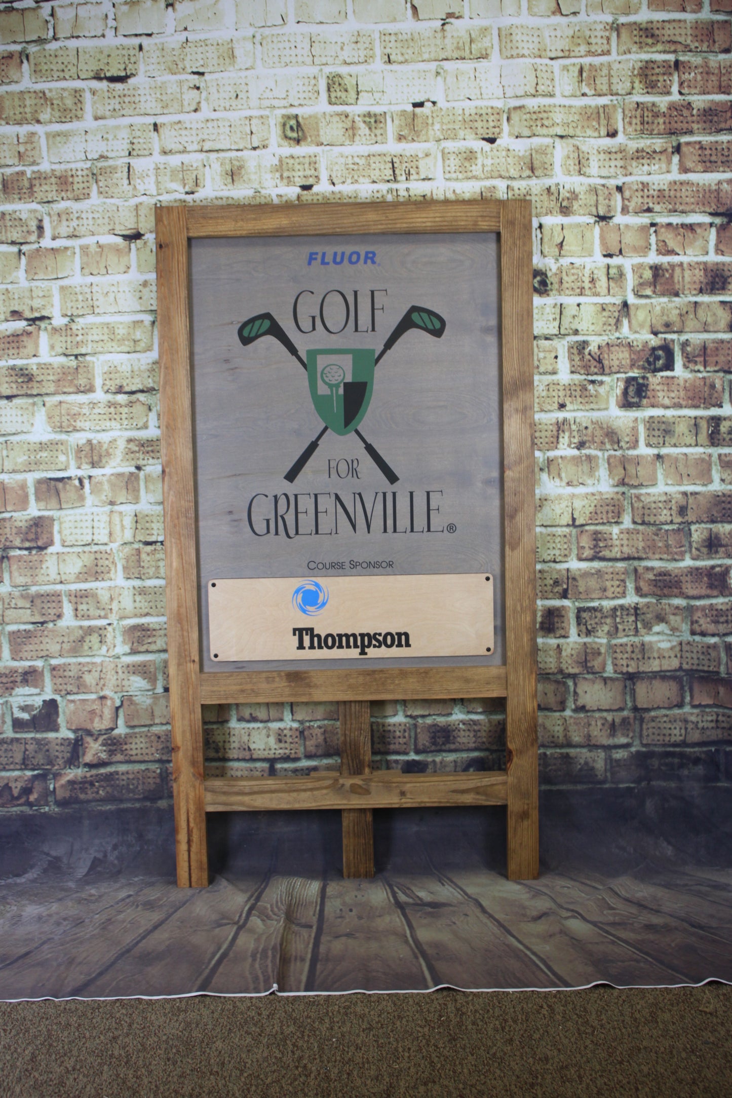Course Sponsor A-Frame