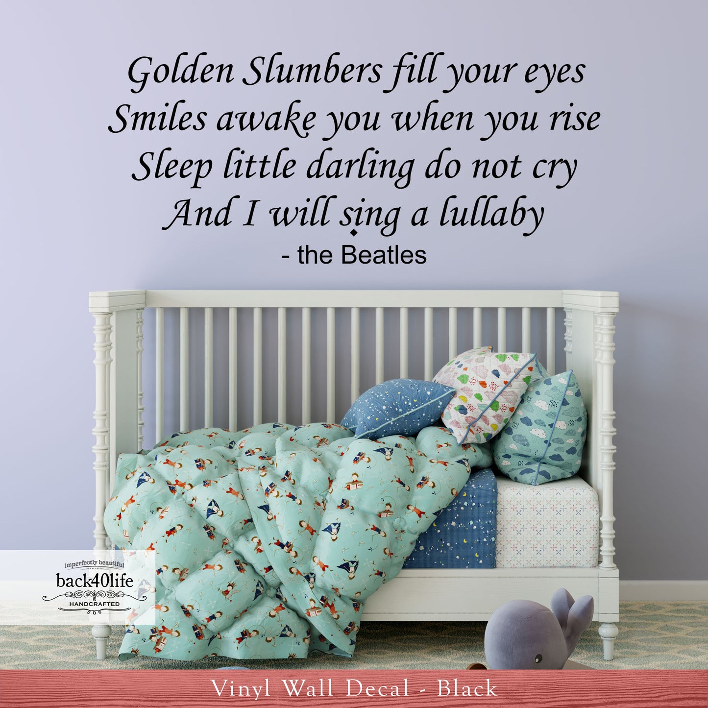 Golden Slumbers Vinyl Wall Decal (K-036)