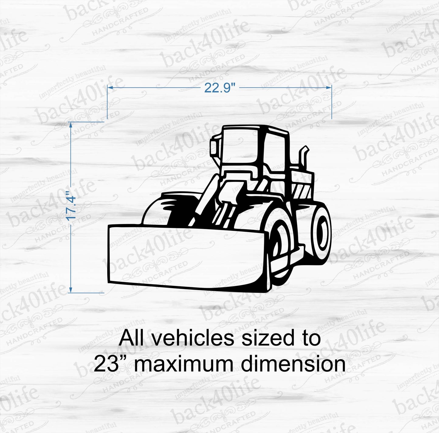 Construction Equipment Vinyl Wall Decal (K-045)