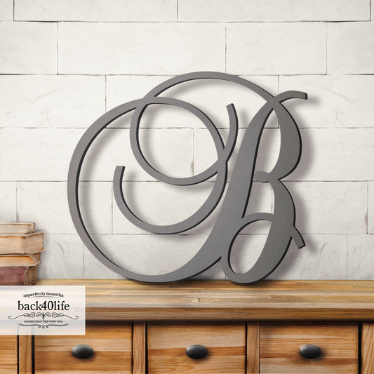 Precision Cut Script Wood Letter (LC-04)