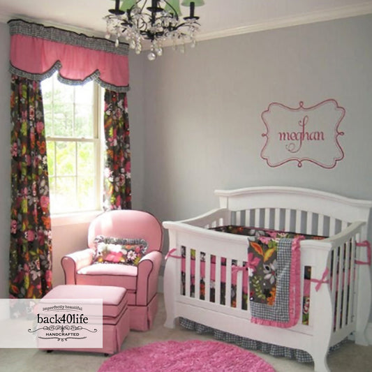 Loopi Dots With Child's Name Vinyl Wall Decal (M-015)