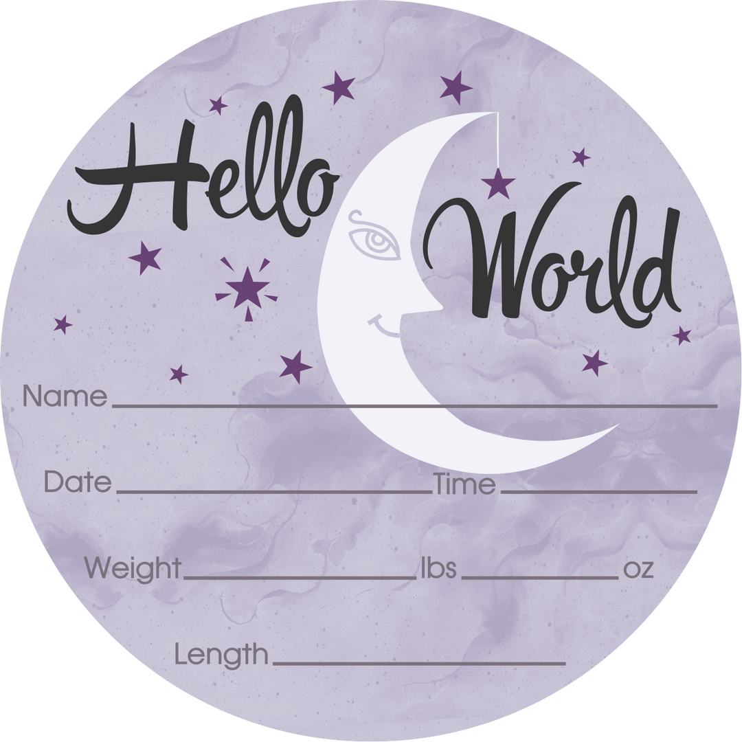 Wooden Birth Stats Picture Prop Sign for Boys and Girls (BST-022) - Back40Life