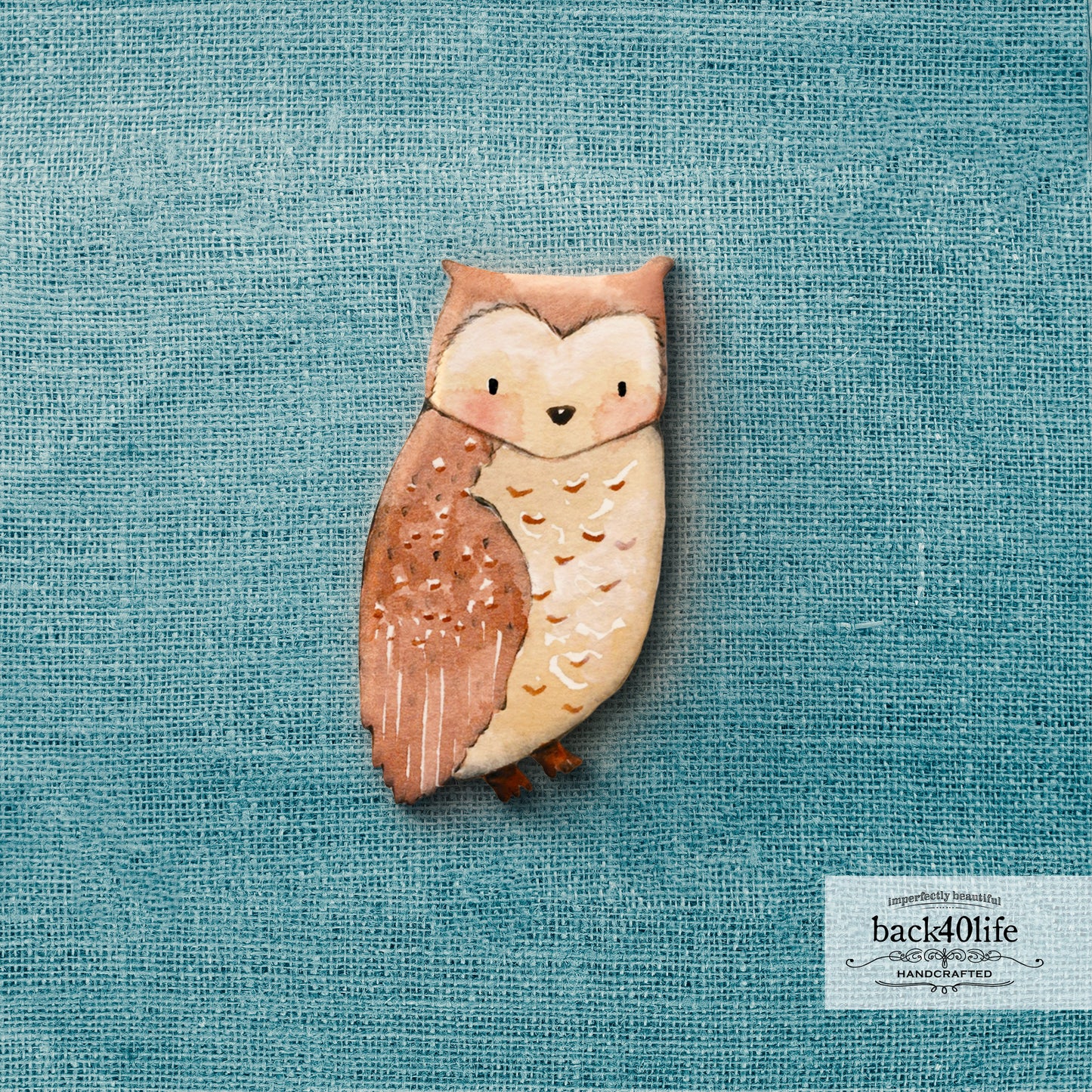 Owl | Forest Critter Wooden Cutout Shape - Back40Life (PC-001-Owl)