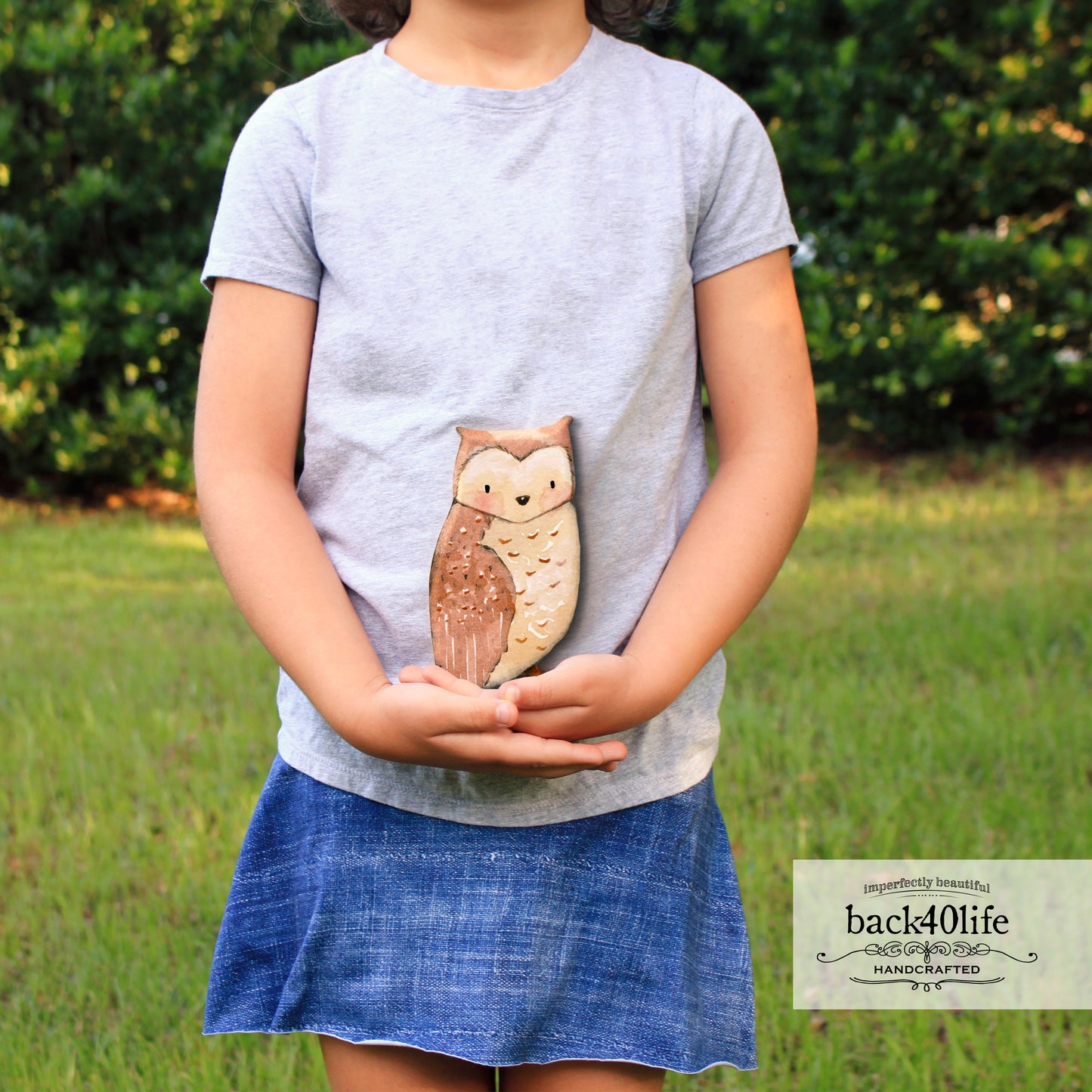 Owl | Forest Critter Wooden Cutout Shape - Back40Life (PC-001-Owl)