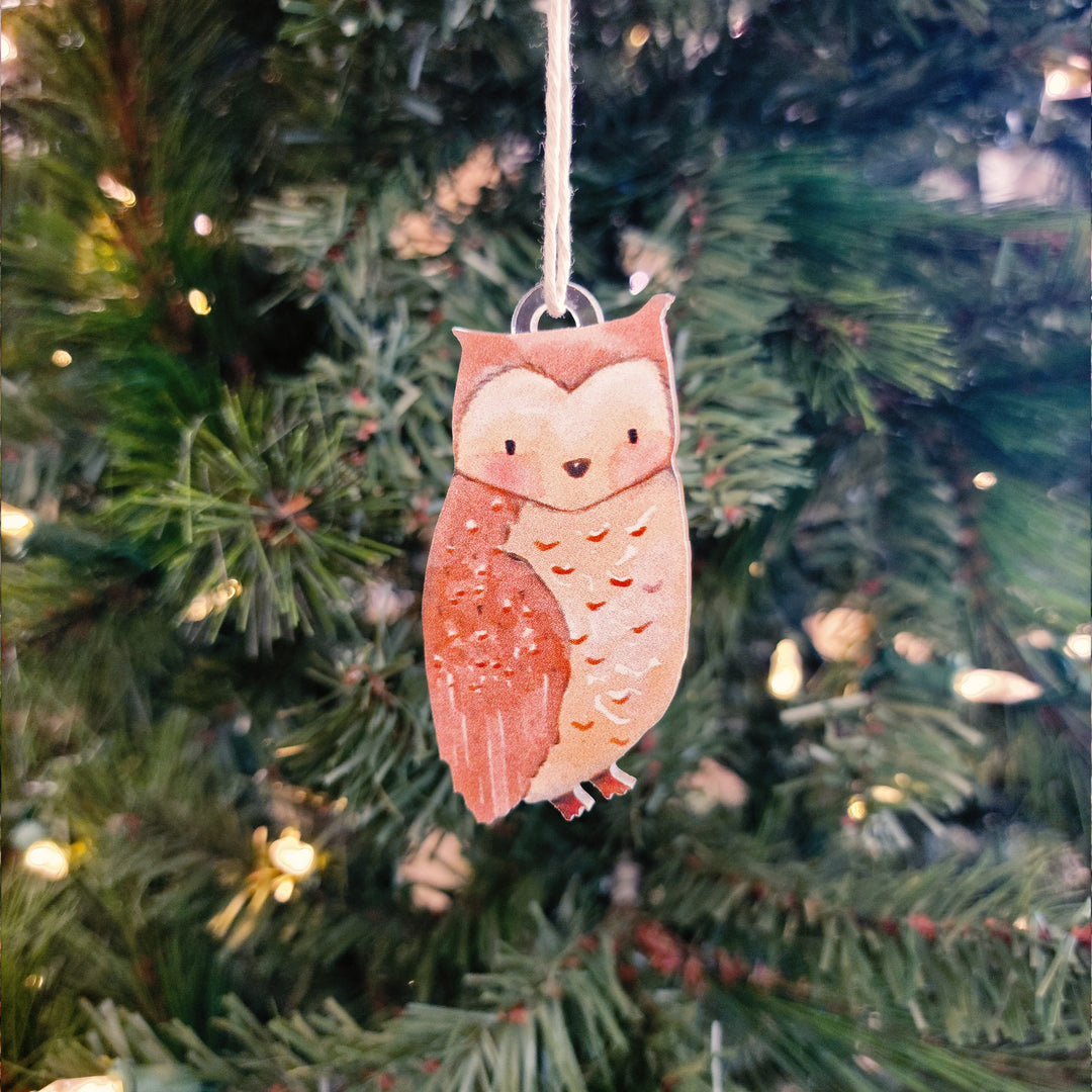 DIY Ornaments for Christmas Woodland Creatures - the Imperfectly Happy home