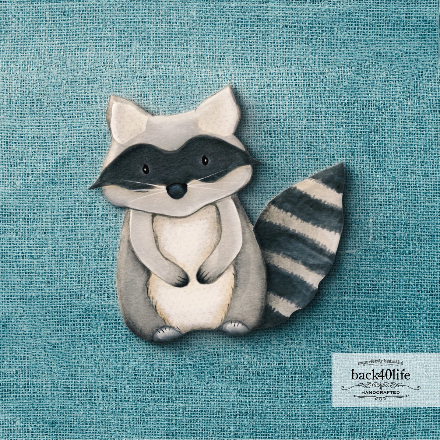 Racoon | Forest Critter Wooden Cutout Shape - Back40Life (PC-001-Racoon)